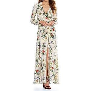 Gianni Bini Floral Wrap Maxi dress